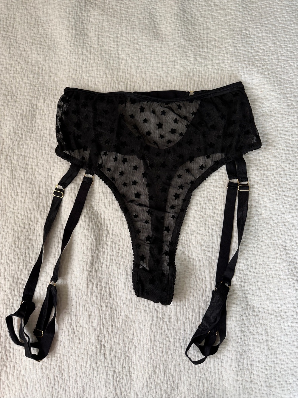 Solstice Intimates Stardust Mesh Harness Thong